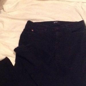 Hudson super skinny black jeans